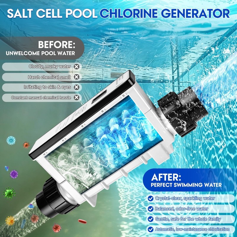 IC40 Salt Cell Fit for Pentair IntelliChlor IC40 EC-520555 520555 Power Cente... gallery