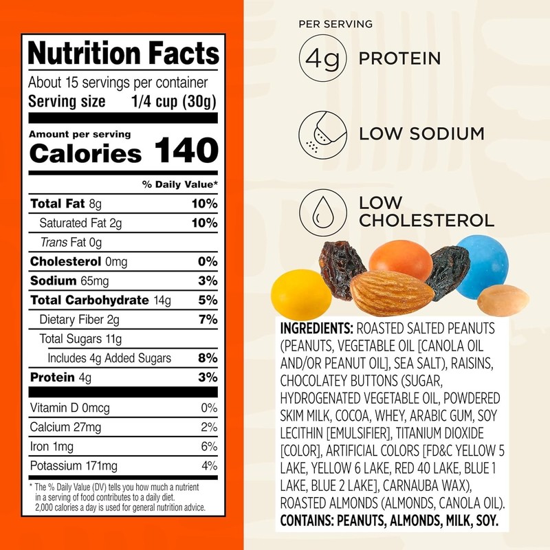 Energizer Trail Mix, 16oz Resealable Bag - Gluten-Free, Nut and Candy Delight gallery