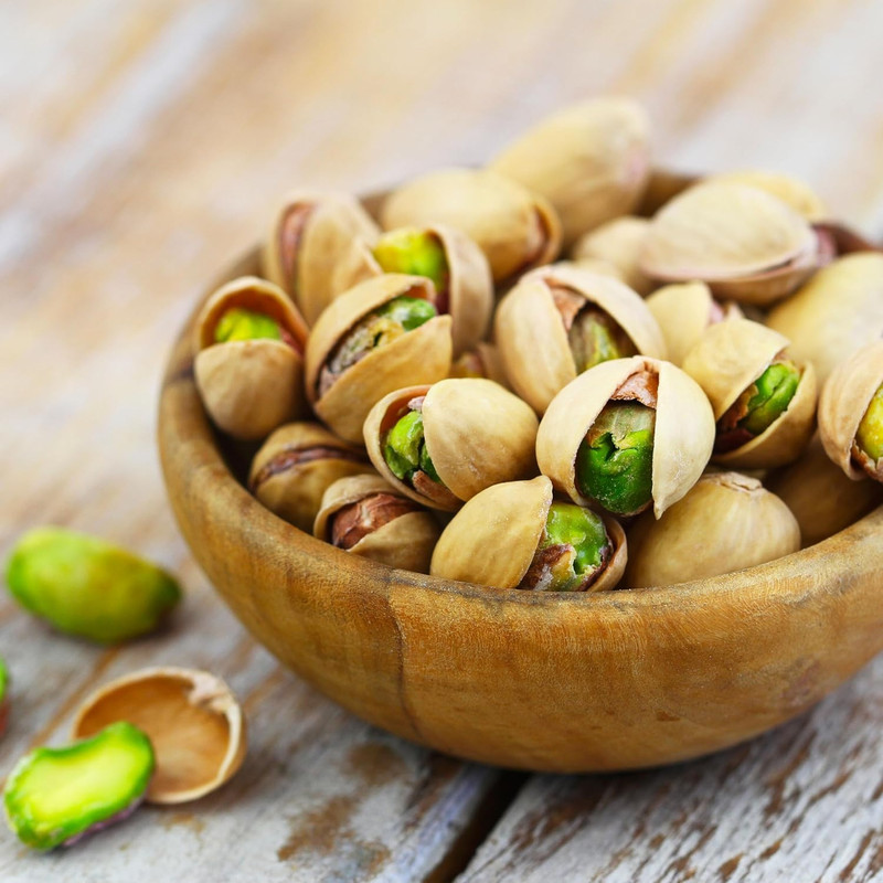 Organic Dry Roasted Salted Pistachios, in Shell, 2.2 Lb (35.2 Oz), Gluten-Free, gallery