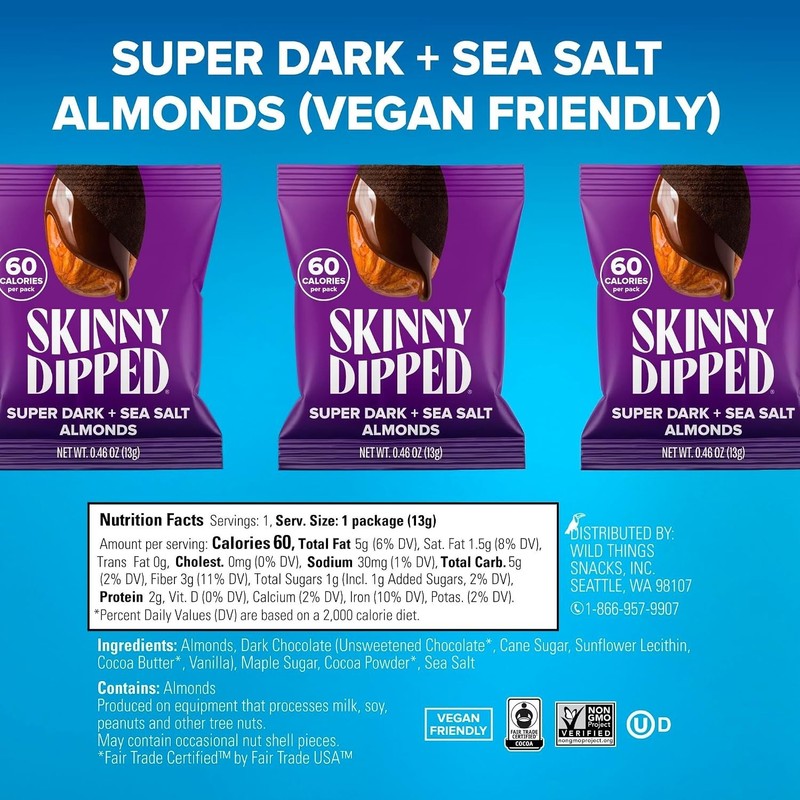 Snack Attack Minis Almond Variety Pack, Healthy Snack, Plant Protein, Gluten ... gallery