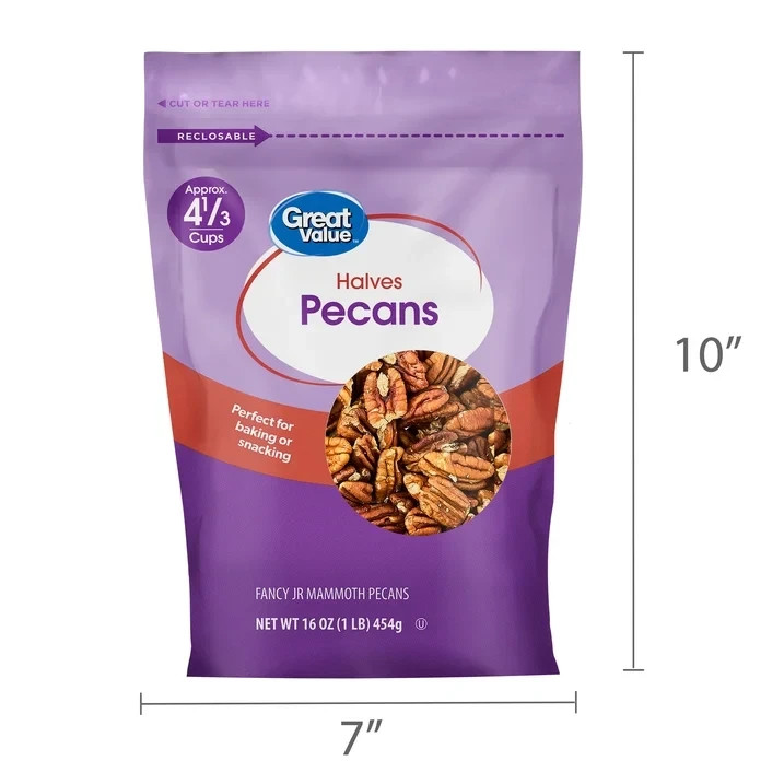 Great Value Pecan Halves, 16 oz New gallery