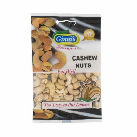 Ginnis Cashew Nuts – 55g – Pack of 4