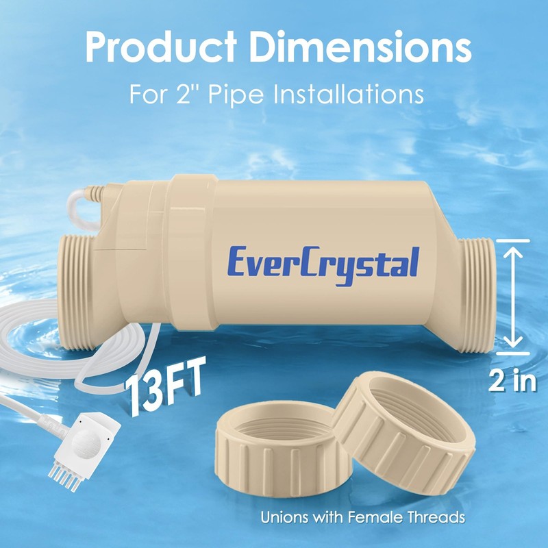 EverCrystal Salt Cell for Pool, Fits for Hayward Salt Cell T9, Chlorine Gener... gallery
