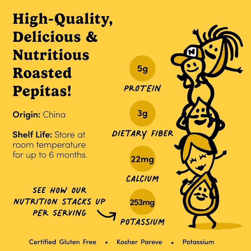 – Roasted Pepitas – 2 Lb Bag, Salted No Shell Pumpkin Seeds, Healthy Snack for A gallery