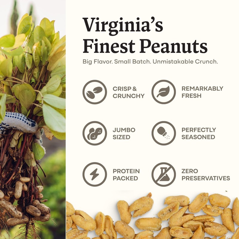 Belmont Peanuts Artisan Dill Pickle Flavored Virginia Peanuts, 20 oz 1 Pack –... gallery