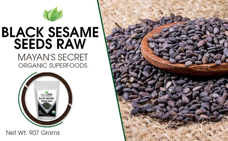 Organic Black Sesame Seeds 2 Lbs Raw Unhulled Lab-Tested gallery