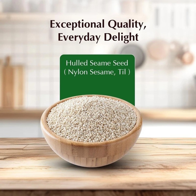 Amazon Brand Vedaka Hulled Seame Seed 100 G Nylon Sesame Til G213 gallery