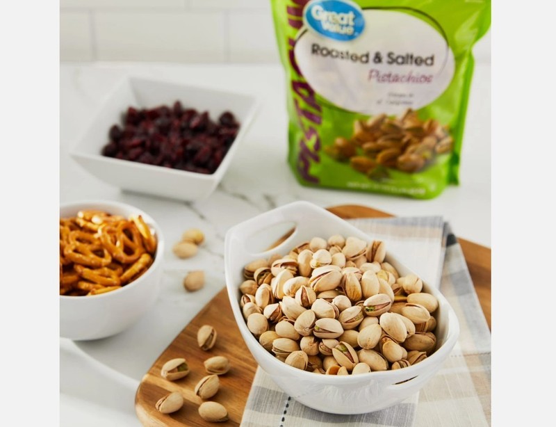 Great Value Roasted & Salted Pistachios, 16 oz Resealable Bag Free Shipping gallery