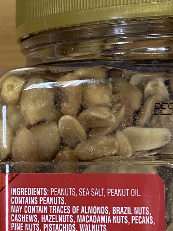 3 Packs - Member's Mark Dry Roasted Peanuts with Sea Salt 34.5 oz Total 103.5 oz gallery