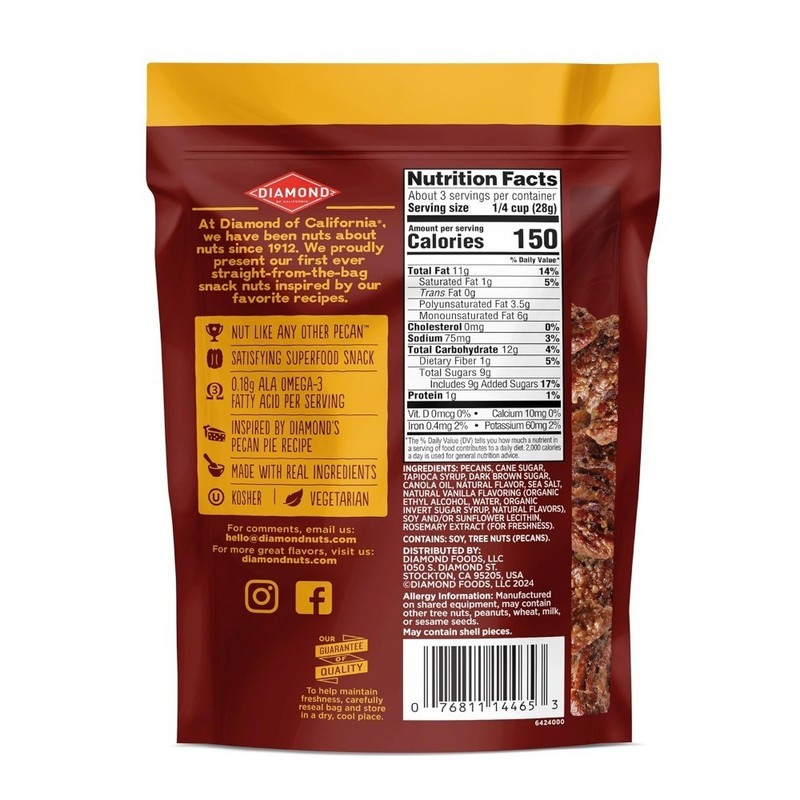 Fresh Pecan Nuts for Baking and Snacking - 3.25 oz gallery
