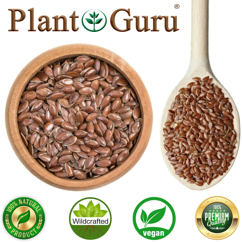 Brown Flax Seeds Whole 5 lbs. Bulk Omega-3 NON GMO 100% Pure Linseed Flaxseed gallery