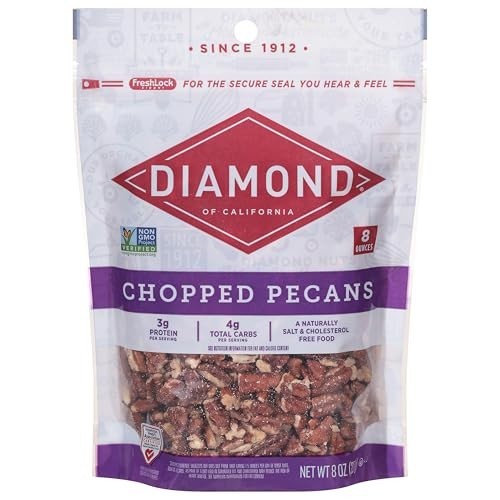 Chopped Pecans 8 oz Raw Unsalted Kosher Non-GMO Gluten Free Baking Snack gallery