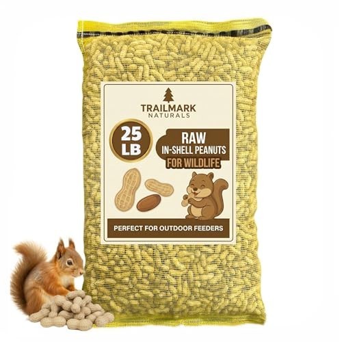 25 LB Raw Peanuts in Shell for Squirrels & Birds - Wildlife Feed, USA Grown gallery