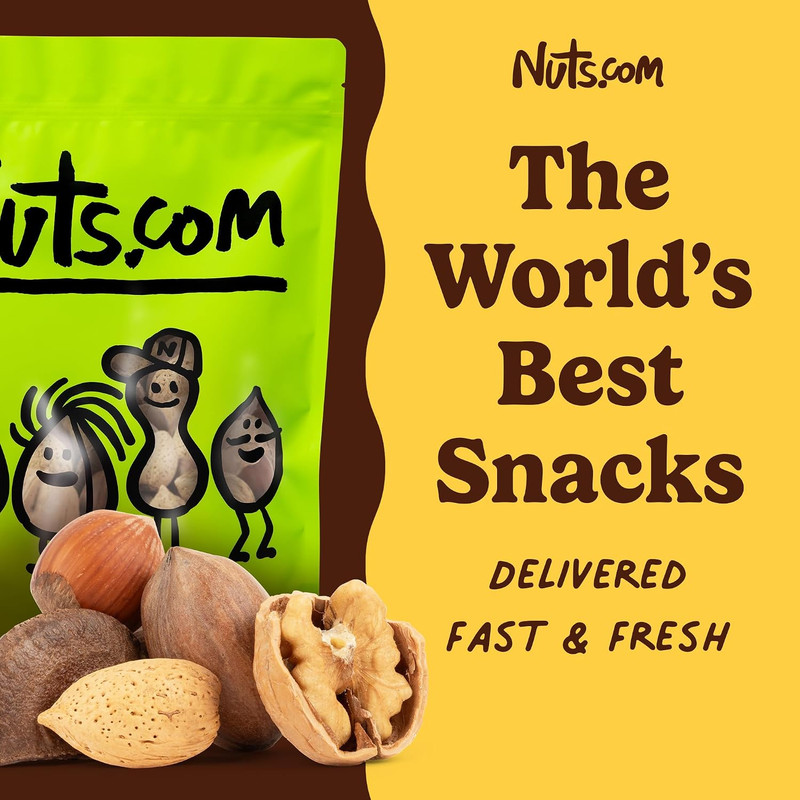 Nuts com Mixed Nuts in Shell, No Brazil Nuts - 3 lb Bag, Natural, Includes Walnu gallery