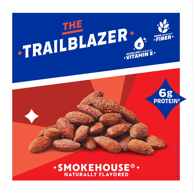Blue Diamond Smokehouse Almonds – 6 Pack, 14oz Bags, Smoky Snack Nuts gallery