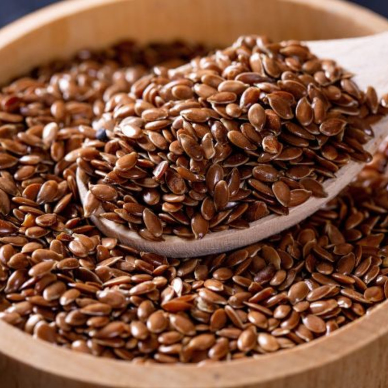 Brown Flax Seeds Whole Raw Grain Flaxseed NON GMO Linseed Free Ship 1kg to 10kg
