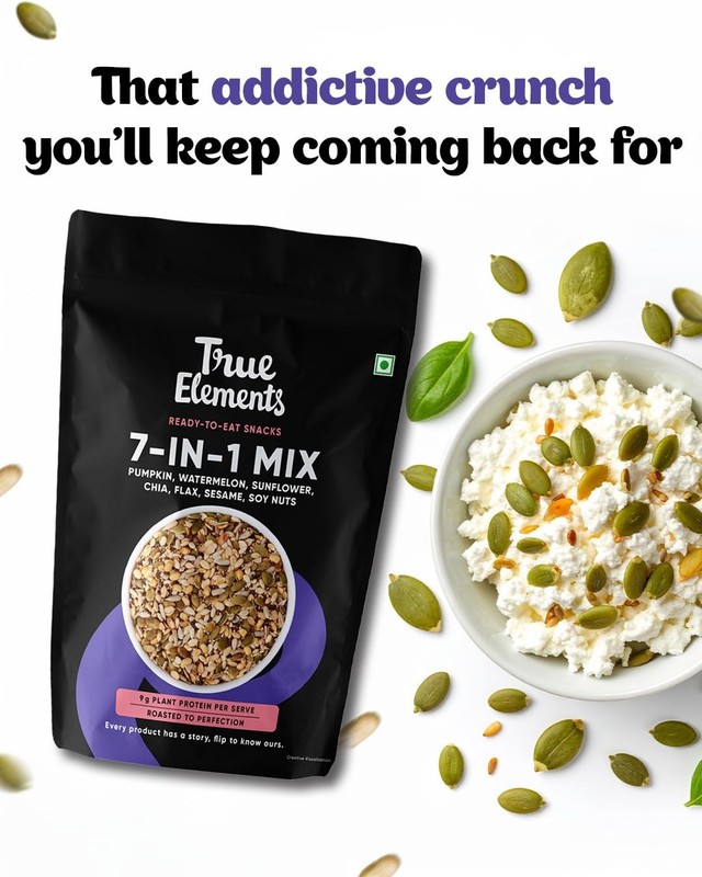 True Elements Seeds Mix - 7 in 1 Super Seeds Nut Mix 500g Diet Snacks gallery