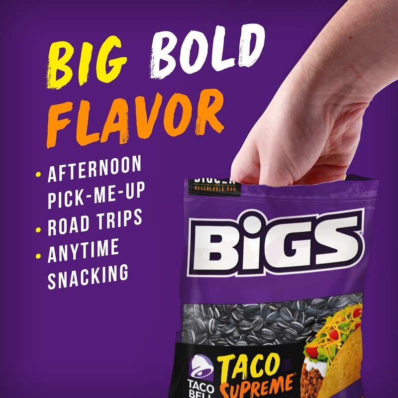 Sunflower Seeds, Taco Bell Taco Supreme Flavor, 5.35 oz. (Pack of 12) gallery