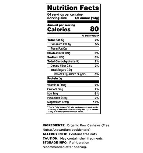 Terrasoul Superfoods Organic Raw Cashews Mylk Grade, 2 Lbs, Premium Quality f... gallery
