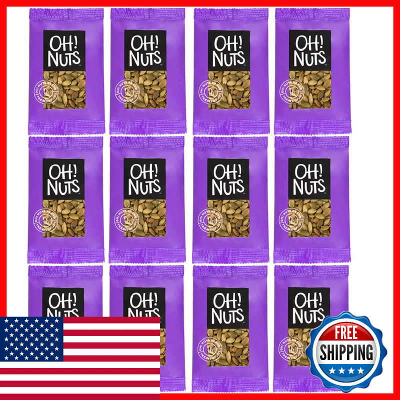 Oh! Nuts Oh Nuts Pumpkin Seeds Roasted Salted Nut Snacks For – 12 Convenient