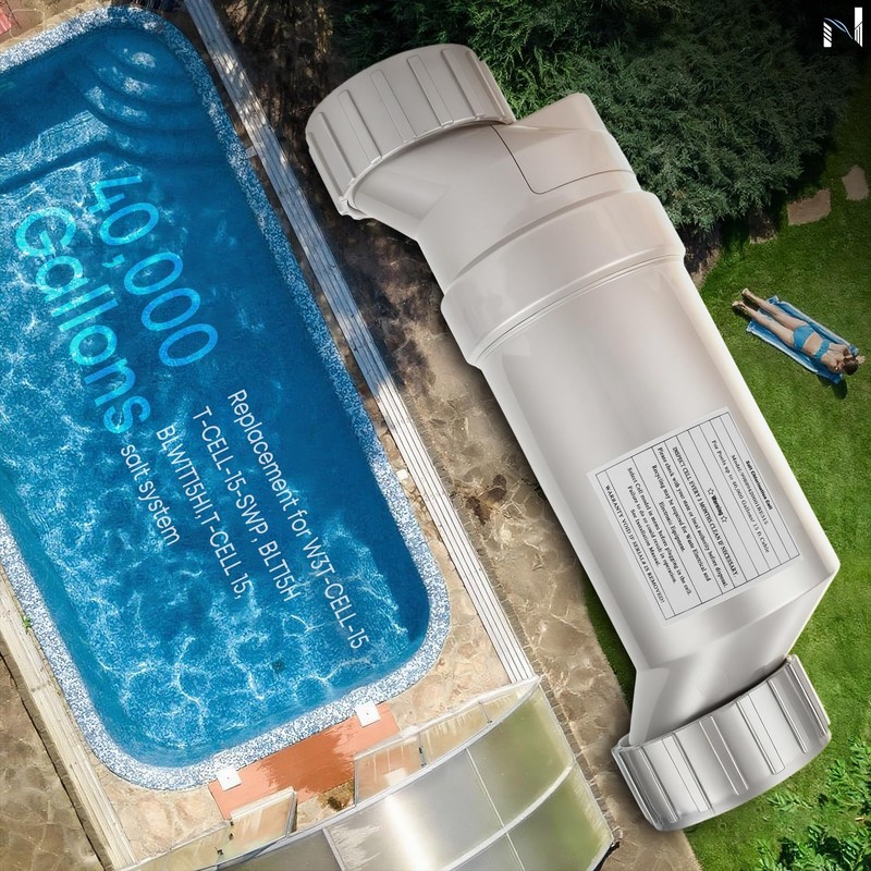 Salt Cell T-15 Replacement Fit for Hayward W3T-CELL-15, BLT15H, Upgraded Pool... gallery