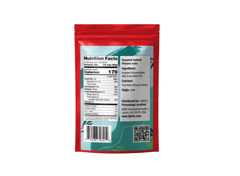 Roasted Salted Pecans Nuts – 4oz gallery