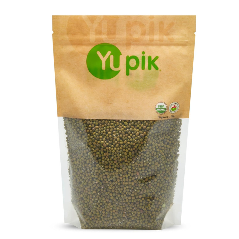 Organic Mung Beans, 2.2 Lb (35.3 Oz), USDA Certified, Kosher, Gluten-Free, Dried