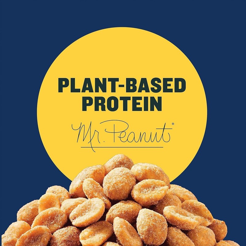 Honey Roasted Peanuts, Dry Roasted Peanuts, Party Snack, Plant-Based Protein,... gallery