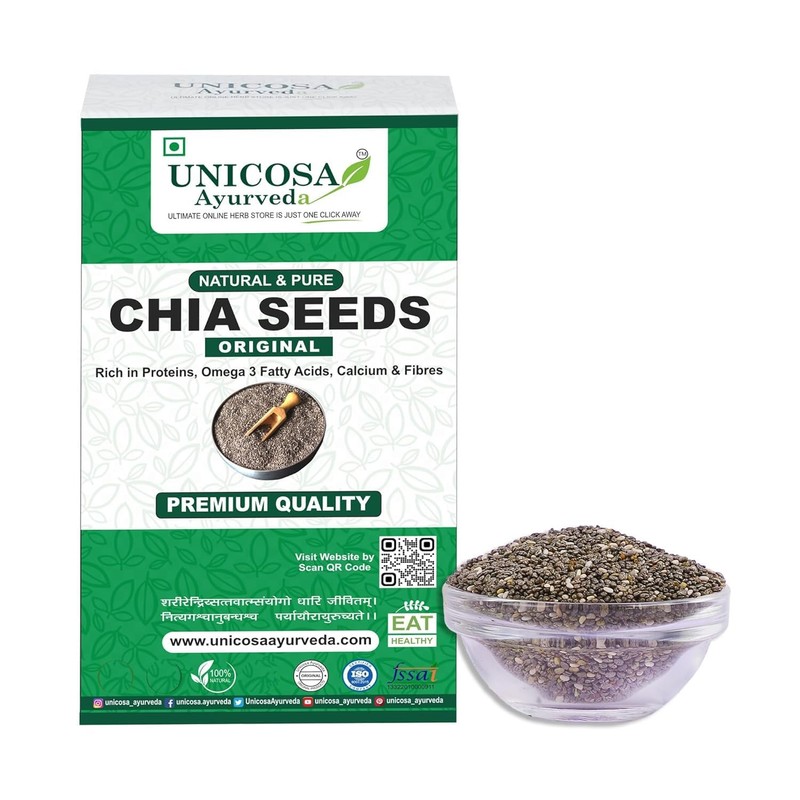 Unicosa Ayurveda Chia Seeds 250gm Each Pack Of 4