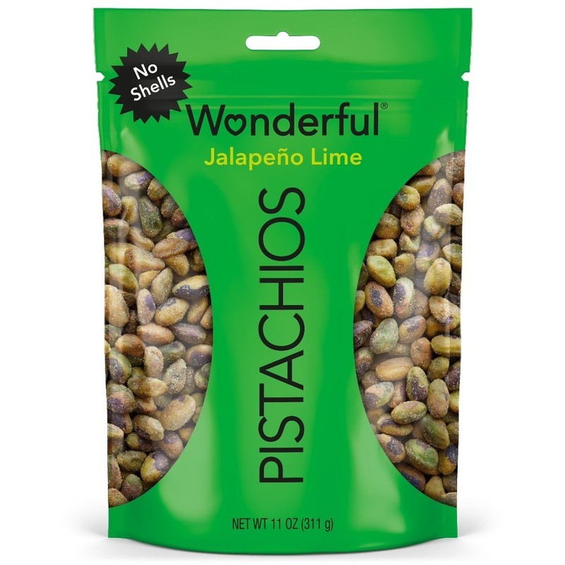 Jalapeno Lime Flavored Nuts No Shells 11 oz Bag Spicy Snack
