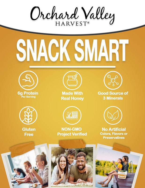 Orchard Valley Harvest Honey Roasted Mixed Nuts, 1 Ounce Bags (Pack of 15), Almo gallery