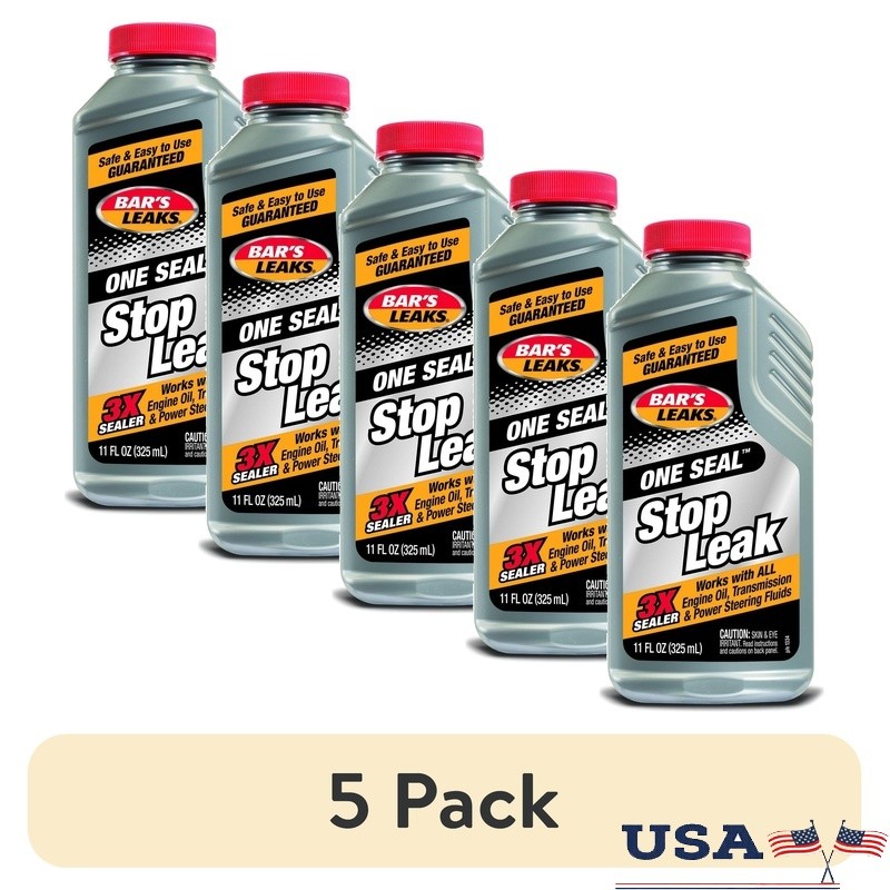 5 Pack One Seal Stop Leak Additive 11 oz Universal Automotive Fluid Sealer New