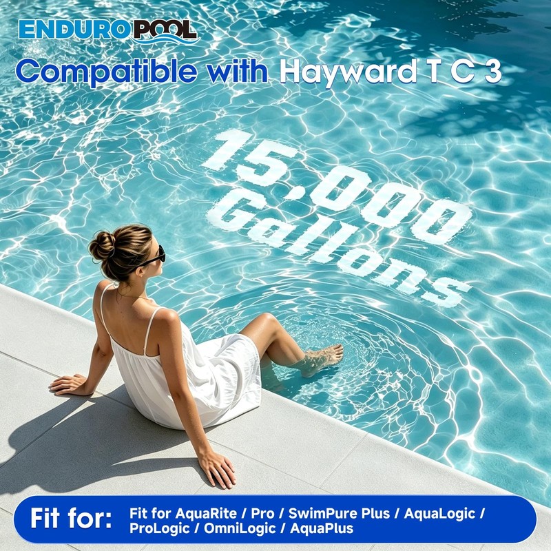 Salt Cell for Hayward T-C-3, 15,000 Gallon Pool, Durable Titanium Core, with ... gallery