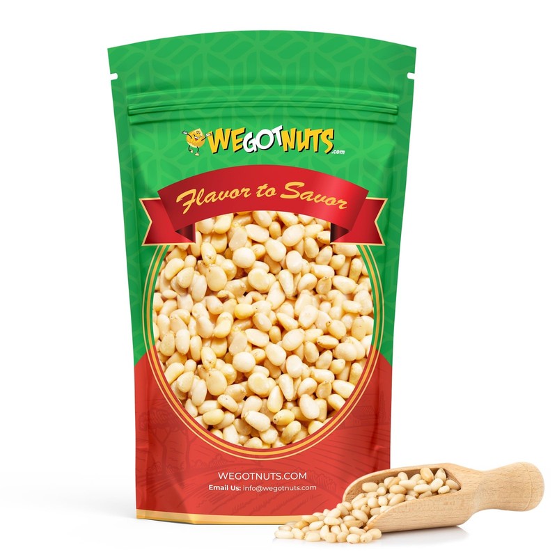 – Raw Whole & Natural Pine Nuts 2 Lbs (32oz)– Premium Quality Fresh Kosher Pi…
