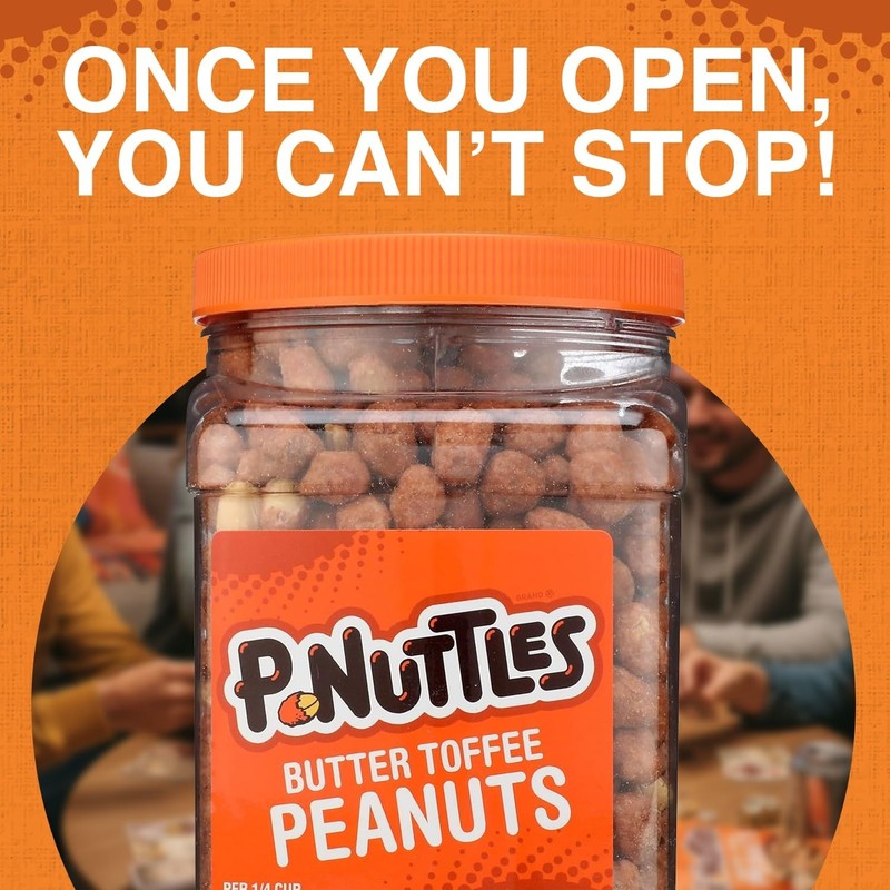 Butter Toffee Covered Peanuts - 44 Oz Resealable Jar (2 Pack) - Sweet & Salty Sn gallery
