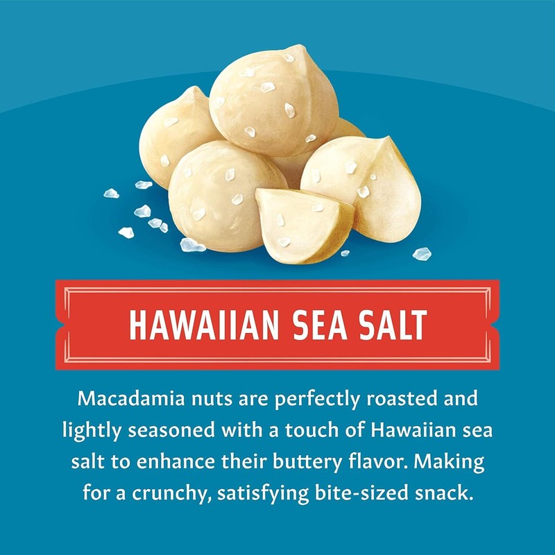 Roasted Macadamia Nuts, Roasted Salted Flavor, 5 Oz Pouches (Pack Of 24) gallery