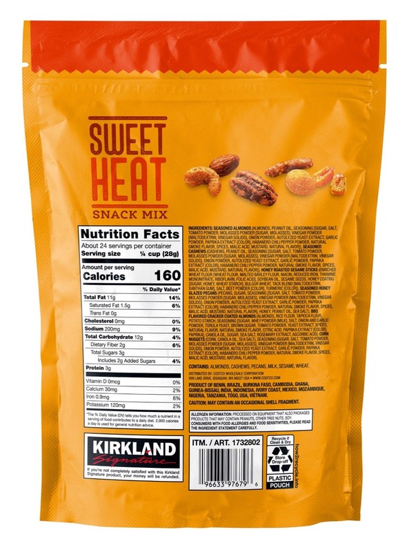 2 X Kirkland Signature Sweet Heat Snack Mix, 24 oz (1 Lb 8 oz) 680g gallery