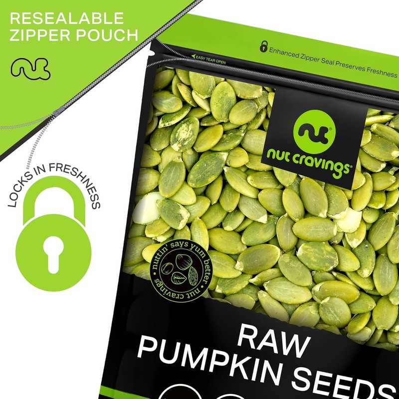 Roasted & Salted Pumpkin Seeds, Pepitas, No Shell 8oz - 1 Pack Packed Fresh i... gallery