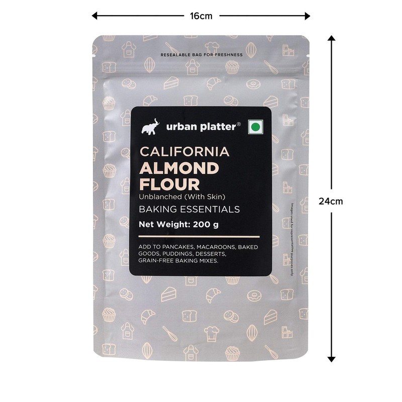 Urban Platter Natural Almond Flour, 200 g gallery