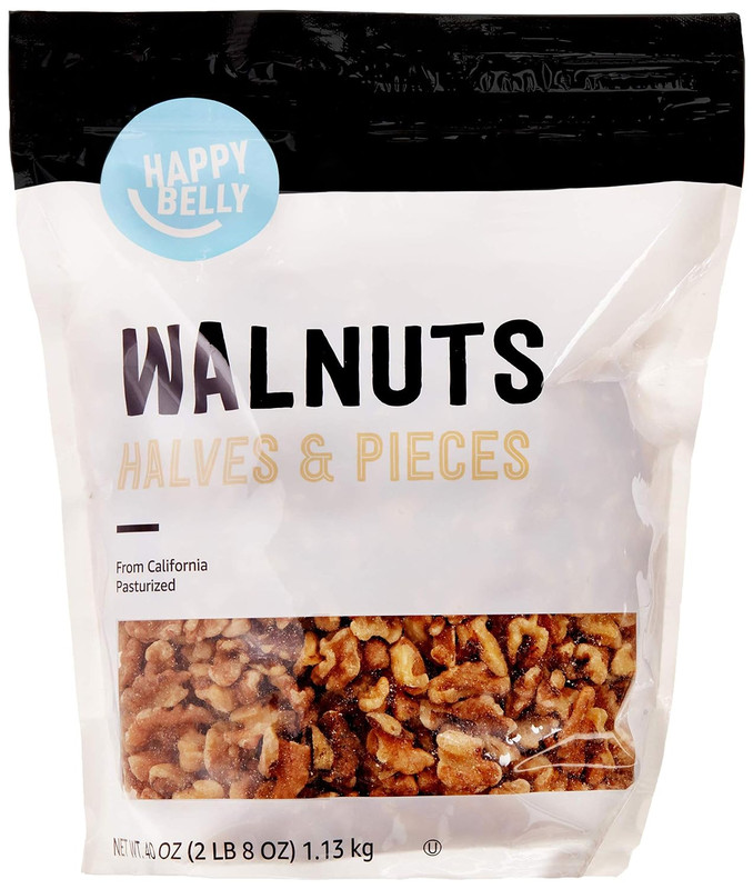 Amazon Brand - California Walnuts Halves and Pieces, 40 Ounce gallery
