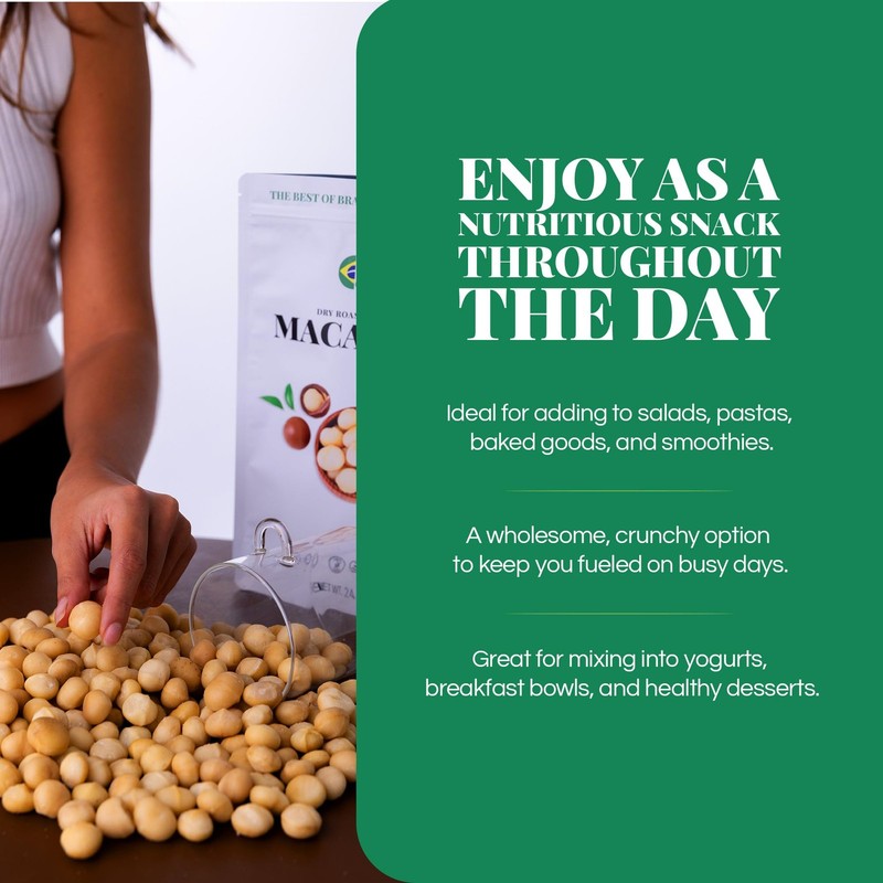 Macadamia Nuts Kit 48 oz, Stand Up Pouch – Rich in Omega 3, Vitamins and Mine... gallery