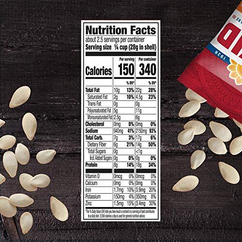 DAVID Pumpkin Seeds 2.25 oz Pack of 12 Crunchy Healthy Snack Bags gallery