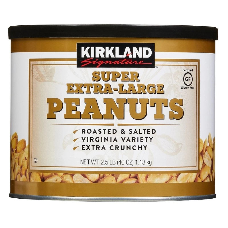 2 Packs Kirkland Signature Super Extra-Large Peanuts 2.5 lbs Each, Total 5 lbs gallery