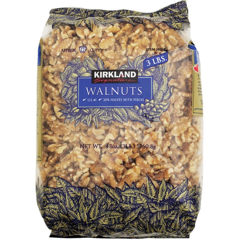 Kirkland Signature Walnuts 3 Pounds (48 Oz)
