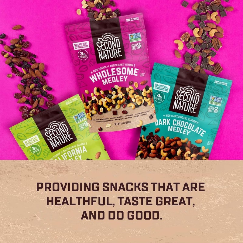 Wholesome Medley Trail Mix - 12 Gluten-Free Snack Packs of 2.25 oz Delights gallery