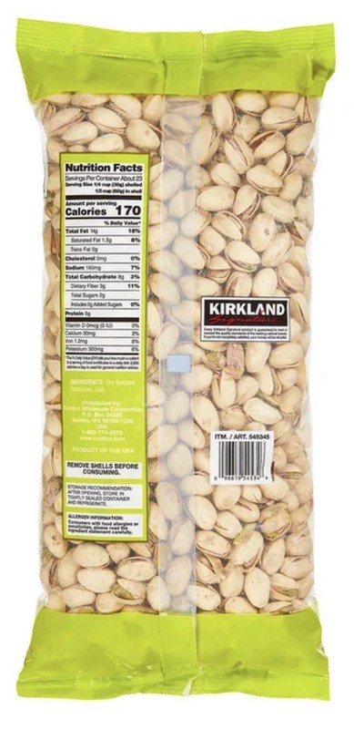 New Kirkland In-Shell Pistachios - Roasted & Salted, 3lbs US Fresh Kosher Snacks gallery