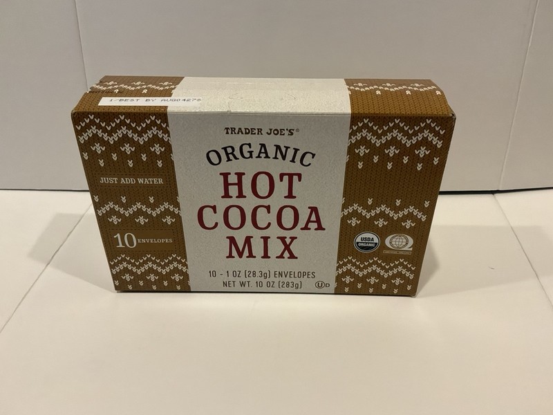 2 Packs Trader Joe’s ORGANIC Hot COCOA Mix Instant: 10 Packets oz Each