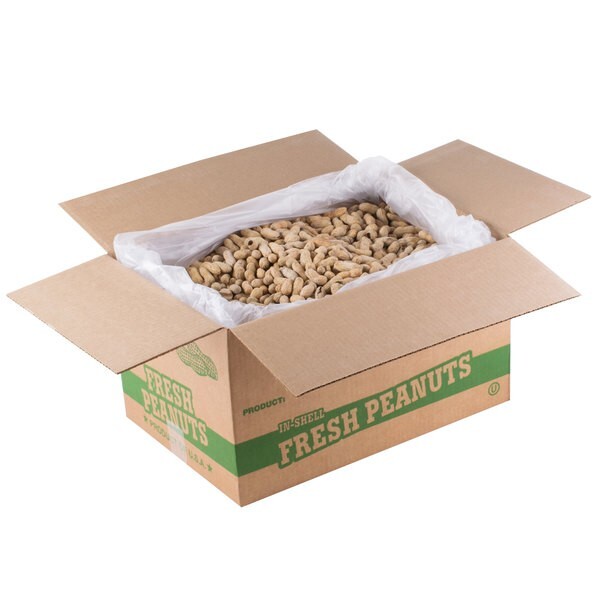 Roasted Salted In-Shell Peanuts Hampton Farms Bulk Supply Gluten Free 25-Lbs