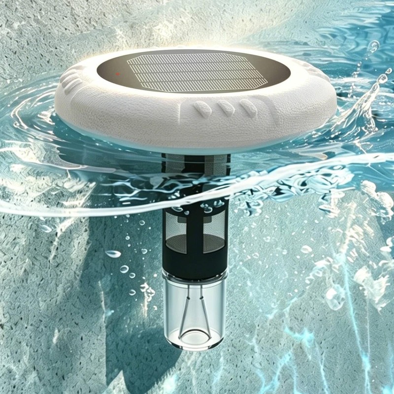 Solar Pool Ionizer – SelfCleaning Pool Ionizer with Copper Residue Collection...