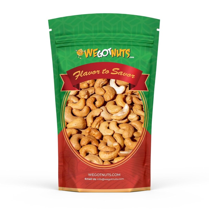 Kosher Certified 4 Lb. Resealable Roasted Cashews - Quality gallery